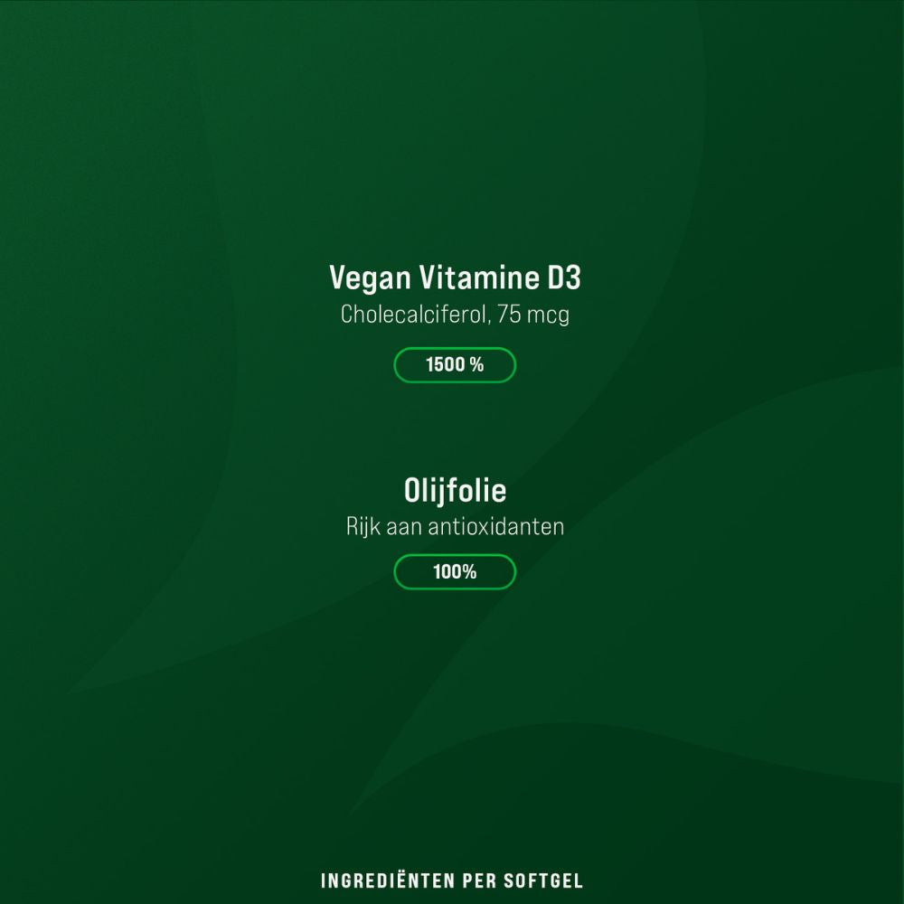 Vegan vitamine D3 25 mcg