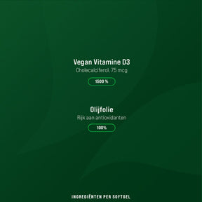 Vegan vitamine D3 25 mcg