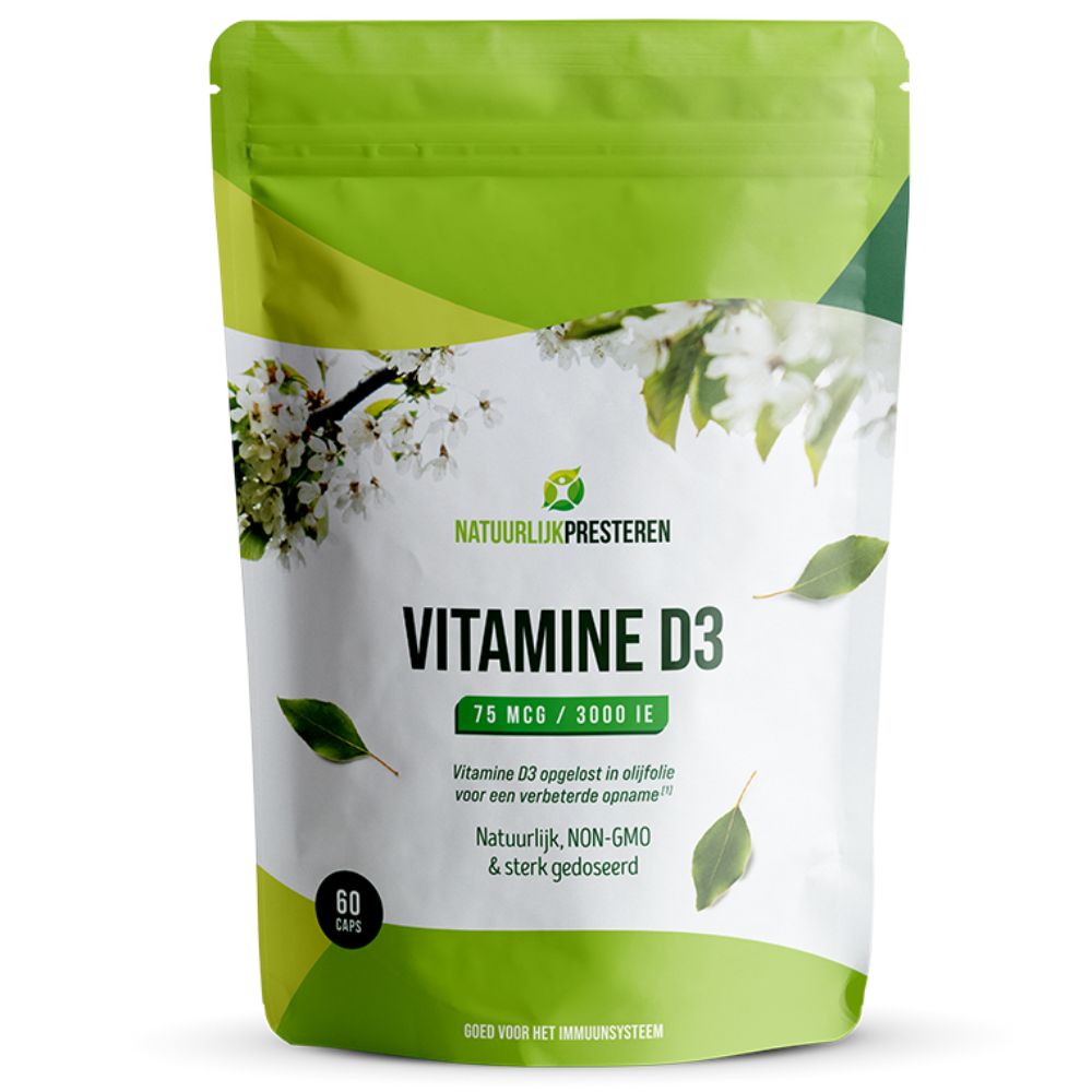 Vitamine D3 - 75 mcg - Natuurlijk Presteren